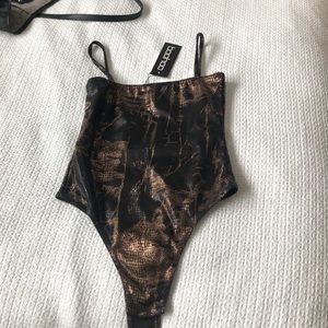 Snake skin body suit